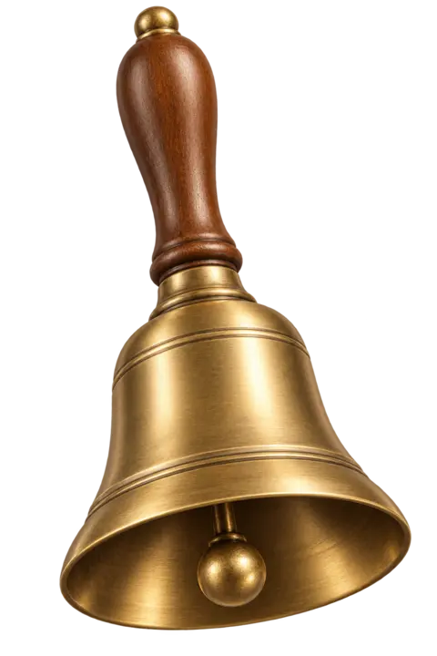Brass handbell